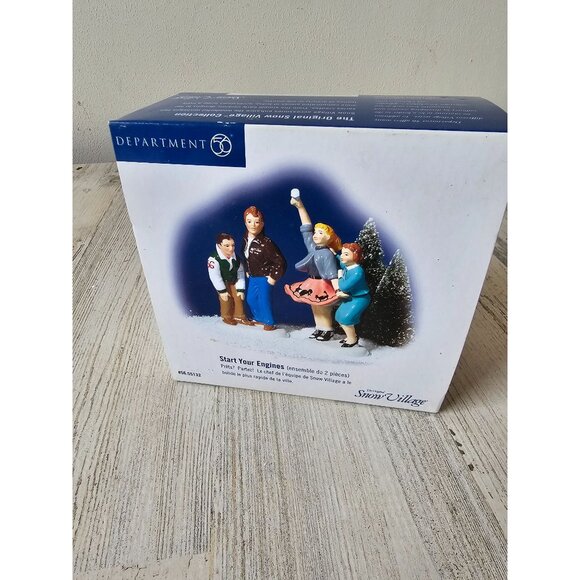 Dept 56 55132 New start your engines poodle skirt snow village people accessory - Picture 1 of 6